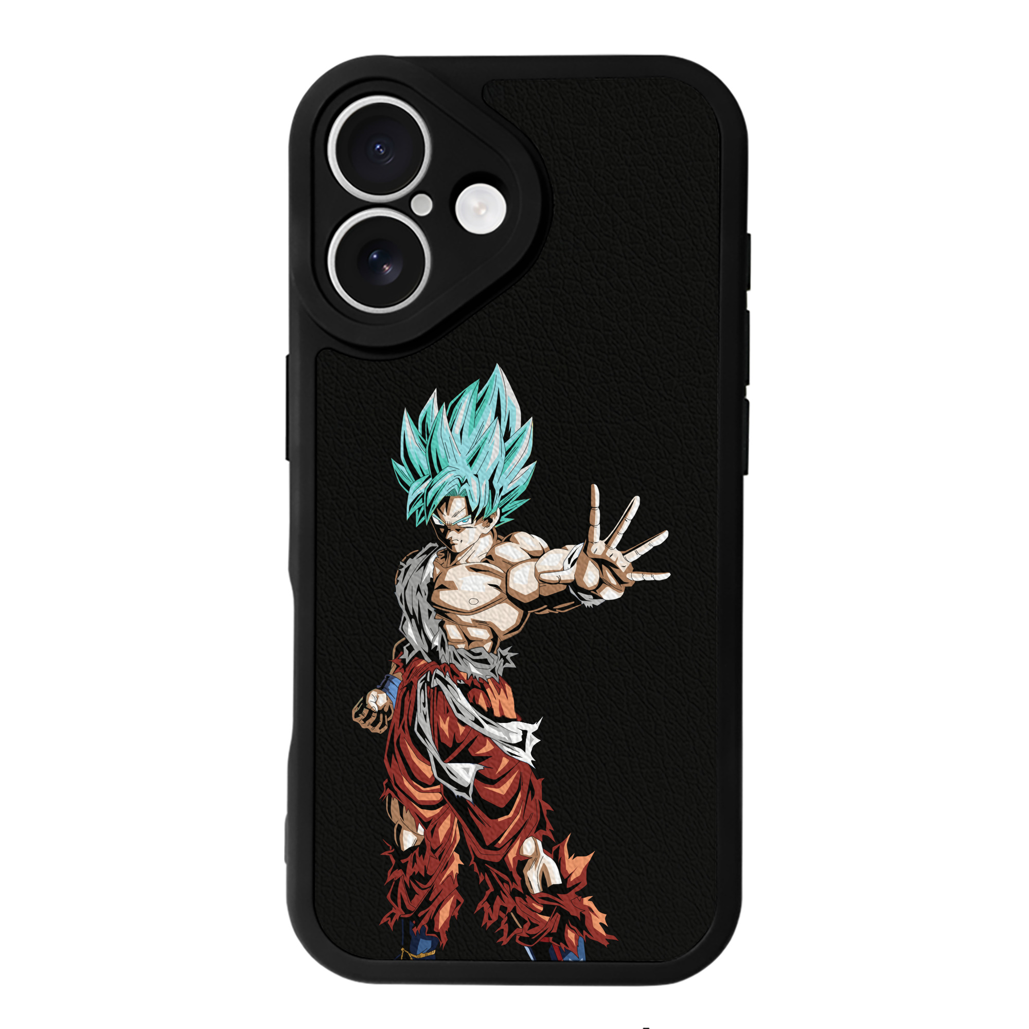 （画像用） ドラゴンボール 孫悟空（そん ごくう）Son Goku カカロット DRAGON BALL Kakarotto 【iPhone 16シリーズ対応】シリコンスマホケース（レザー調） 材質：シリコン